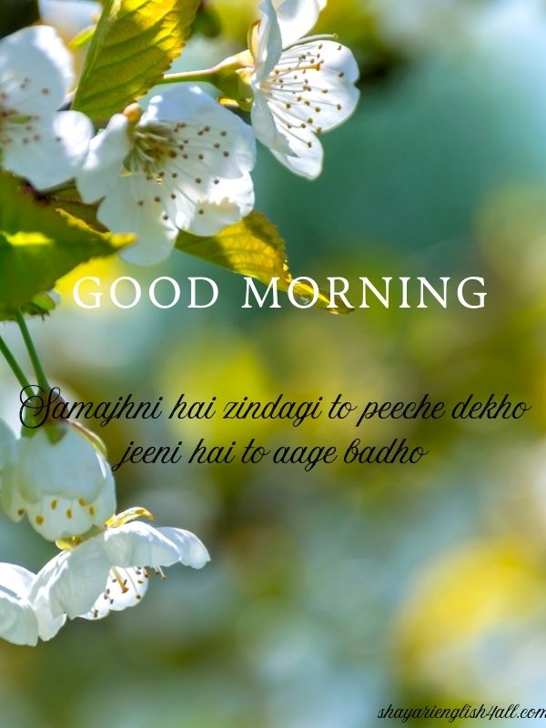 1 Line good morning shayari in Roman english