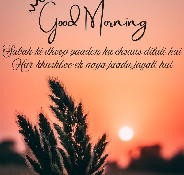 good morning shayari in english