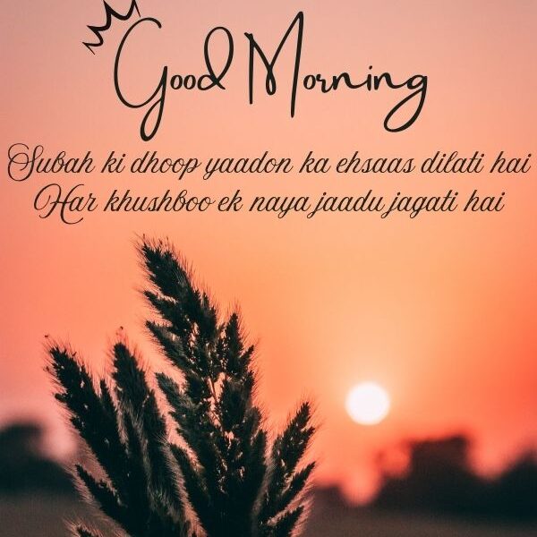 good morning shayari in english