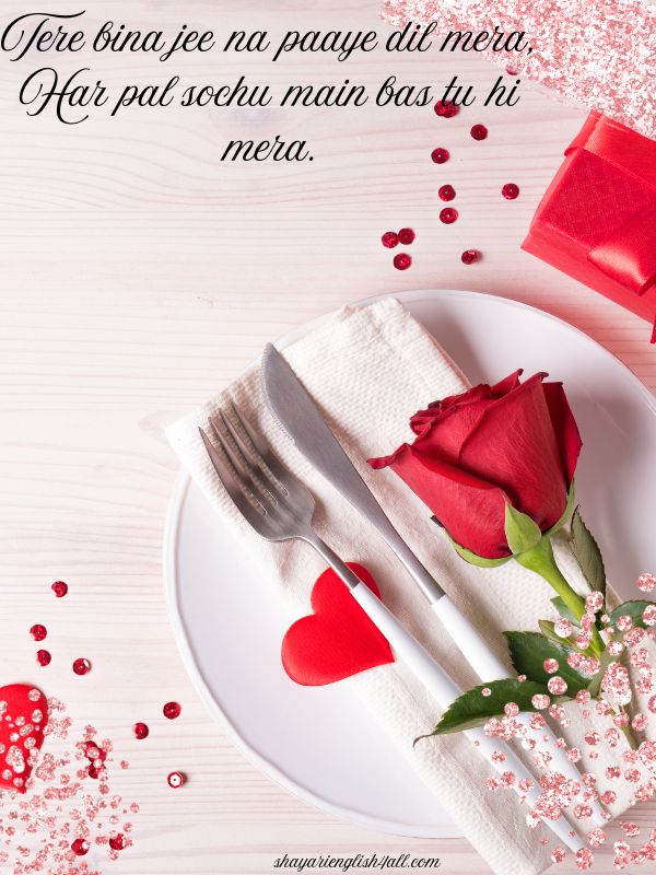 Romantic Sher Shayari in English